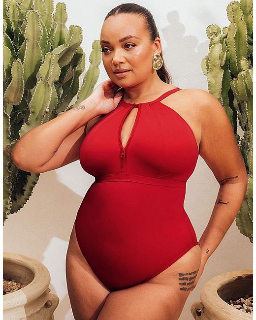 Curvy Kate Zip Tide Non-Wired Swimsuit