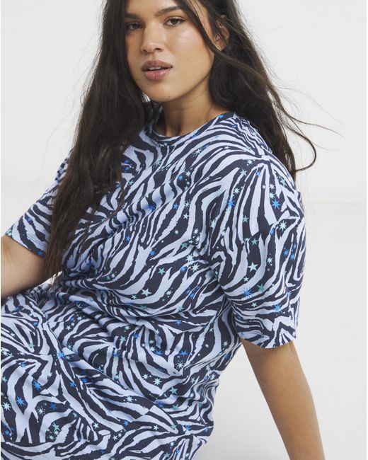 Simply Be Blue Value Midi Nightie