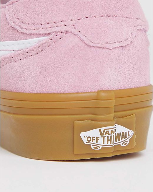 Vans White Brooklyn Suede Trainers