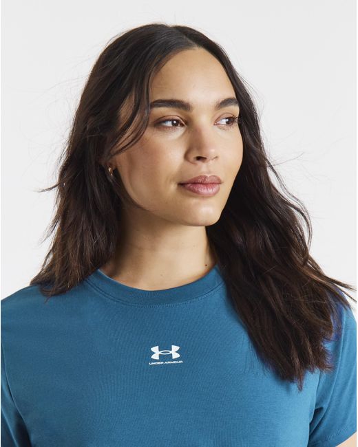 Under Armour Blue Rival Short Sleeve T-Shirt