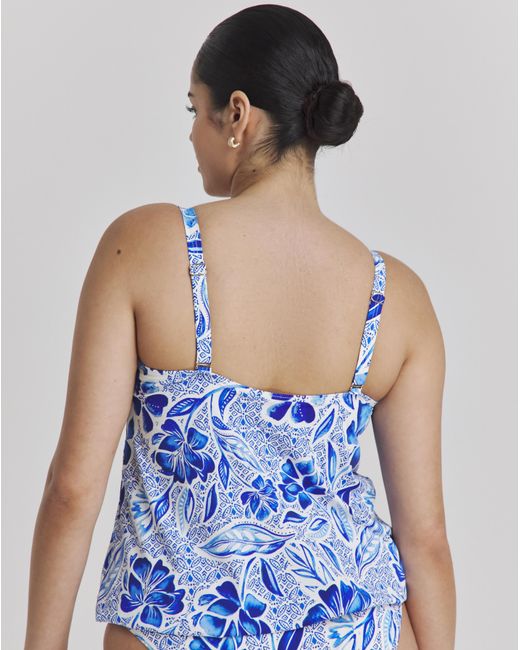 MAGISCULPT Blue Blouson Top