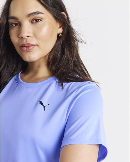 PUMA Blue Essential Crew Neck T-Shirt