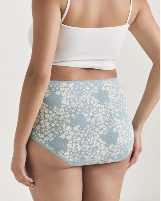 Pretty Secrets Blue 7 Pack Full Fit Knickers