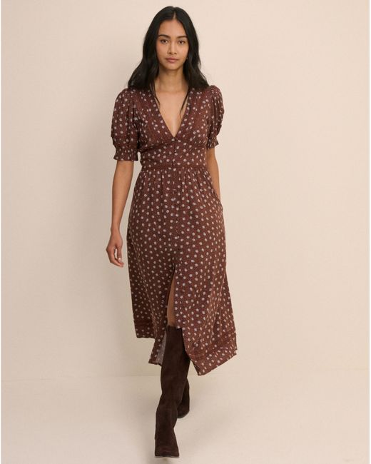 Nobody's Child Natural Nobodys Child Frances Midi Dress