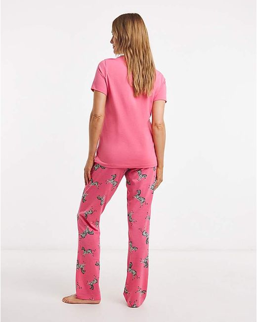 JD Williams Red Zebra Pj Set