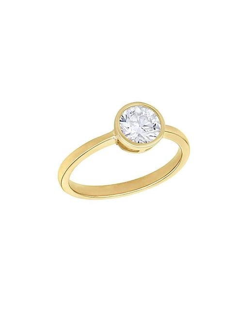 iJewel Metallic 9Ct Lab Diamond 1Ct Ring