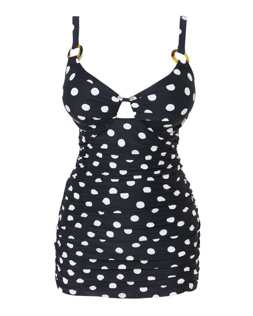 Simply Be Black Underwired Tummy Control Swimdress