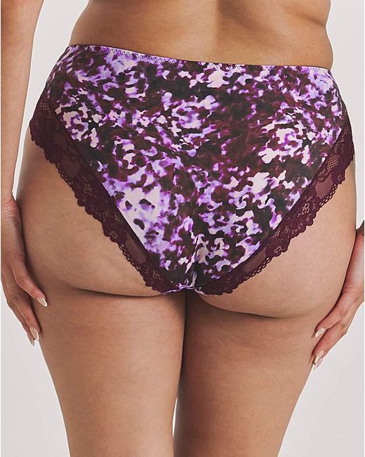 Pretty Secrets Purple 2 Pack Adrianne Midi Knickers