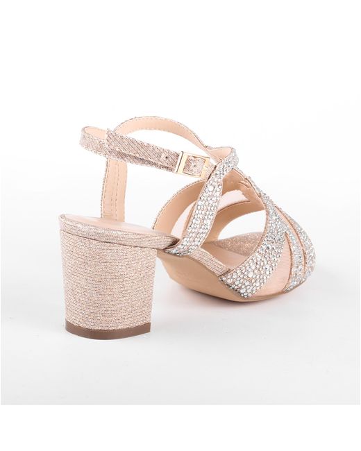 Paradox London Pink Nadia Wide Fit Block Heel