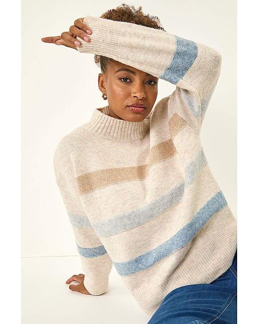 Roman Natural Roman Soft Stripe Knit Jumper