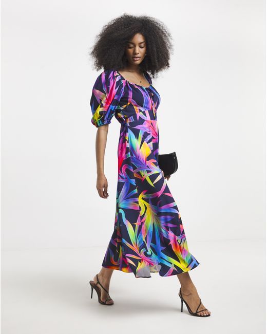 Twisted Wunder White Midaxi Crepe Dress