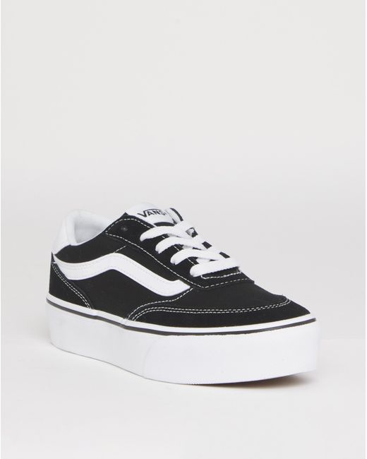 Vans White Brooklyn Platform Trainers