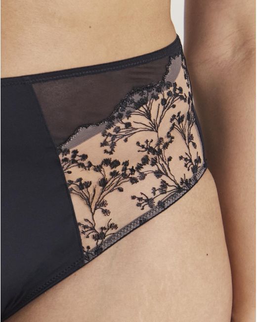 Pretty Secrets Black Penelope Knickers