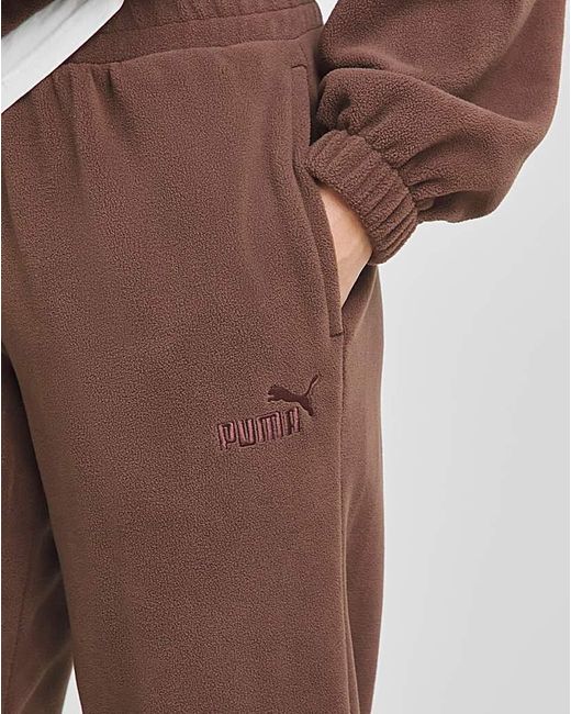 PUMA Brown Essentials Winterized Pants