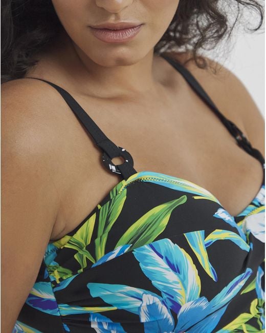 Fantasie Blue Talm Beach Tankini Top