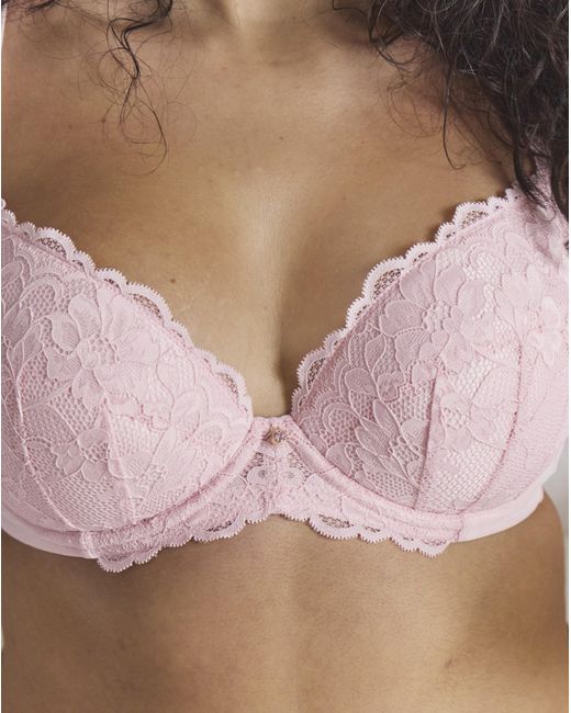 Ann Summers Brown Sexy Lace Plunge Bra