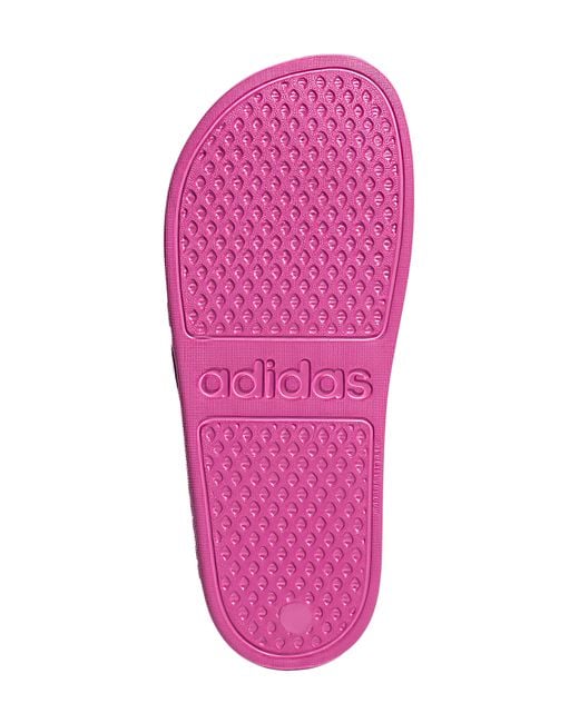 Adidas Purple Adilette Aqua Slides
