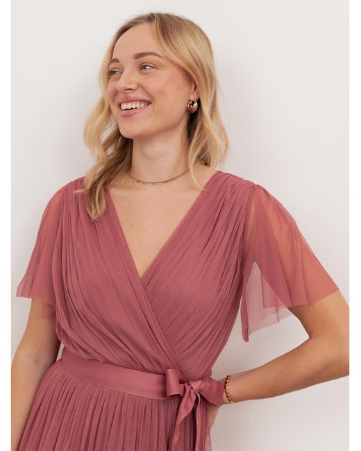 Anaya with love Red Plain Dress