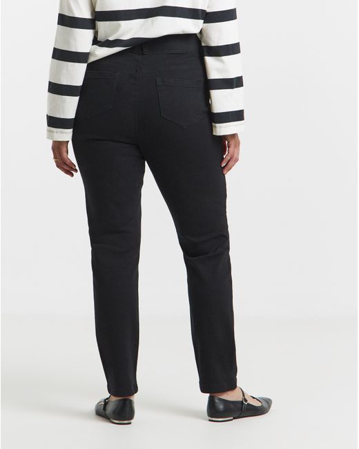 Simply Be White Slim Pull On Jeggings