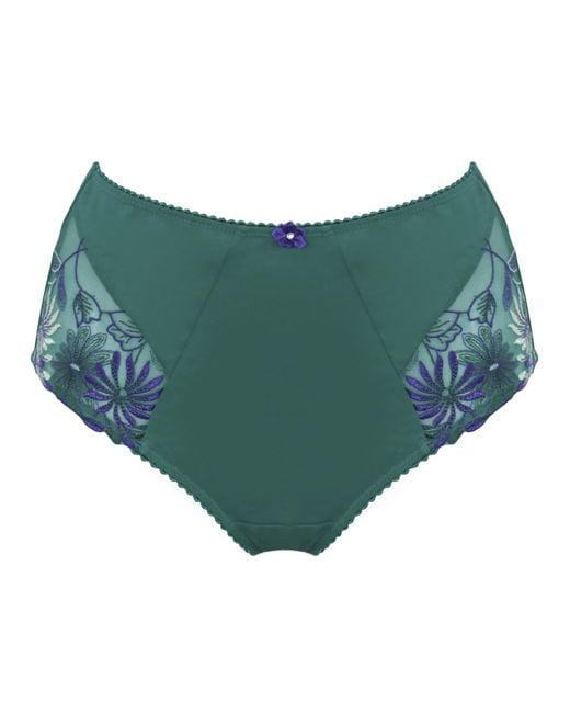 Pour Moi Green Pour Moi St Tropez Deep Knicker Forest