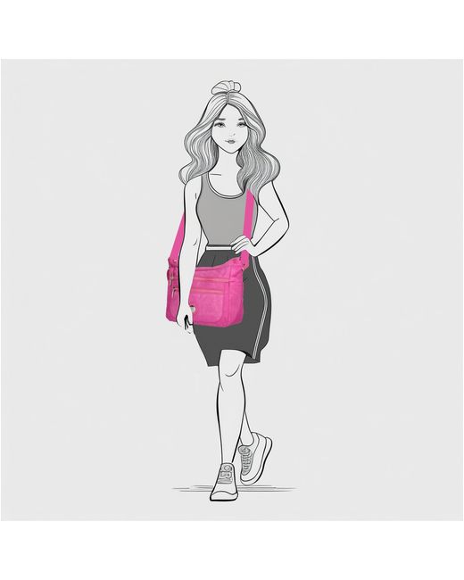 Enrico Benetti Pink Suzie Shoulder Bag