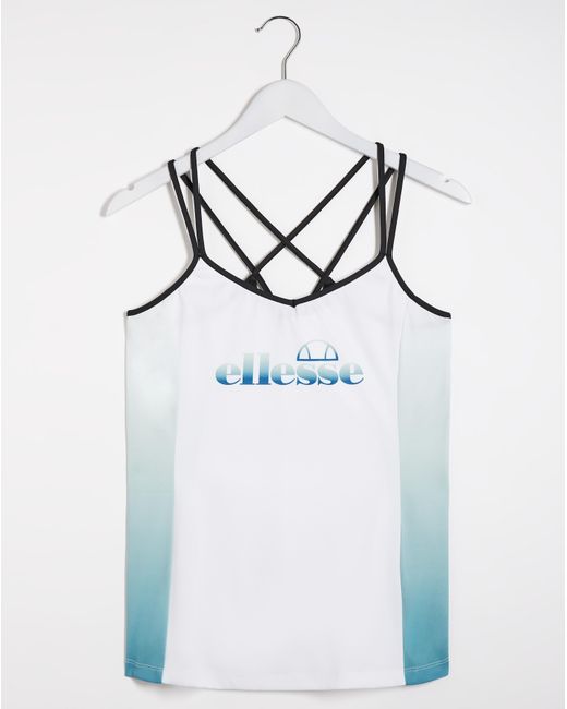 Ellesse Gray Palla Vest Ombre Logo T-Shirt