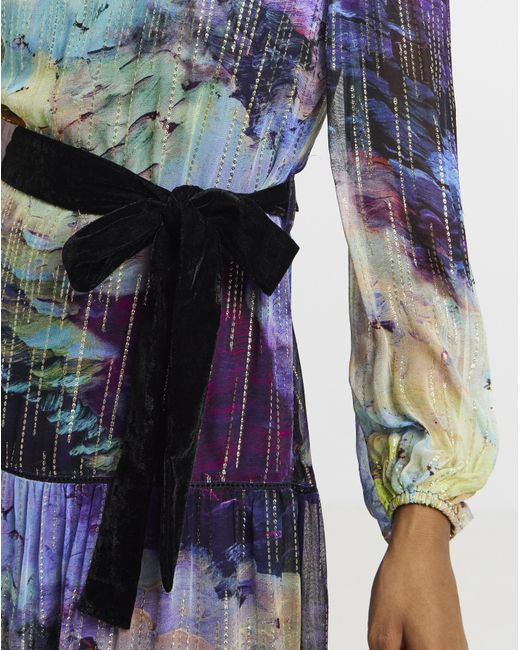 Hope & Ivy Blue Jadene Maxi