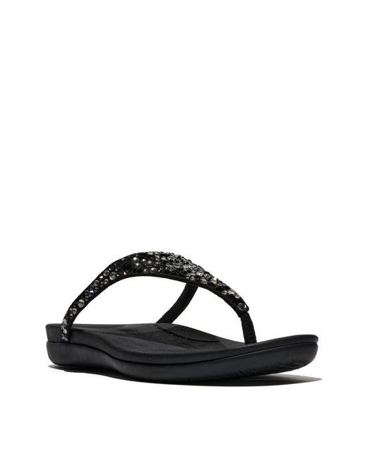 Fitflop Black Fit Flop Solay Toe Post