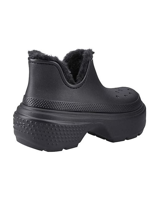 CROCSTM Black Stomp Shorty Boot