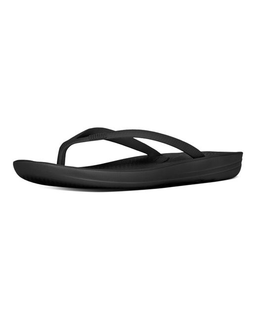 Fitflop White Ergonomic Toe Post Flip Flops
