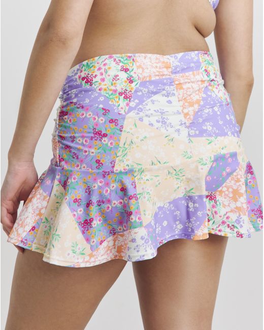 Simply Be Purple Katerini Skirted Brief