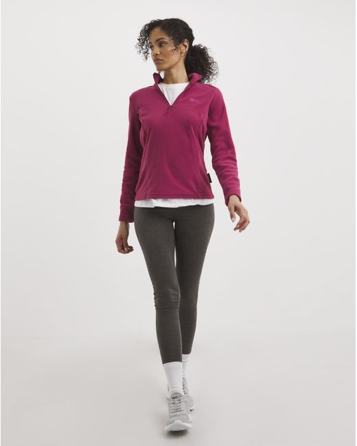 Jack Wolfskin Purple Taunus Half Zip
