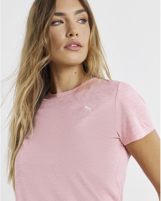 PUMA Pink Essential Heather T-Shirt