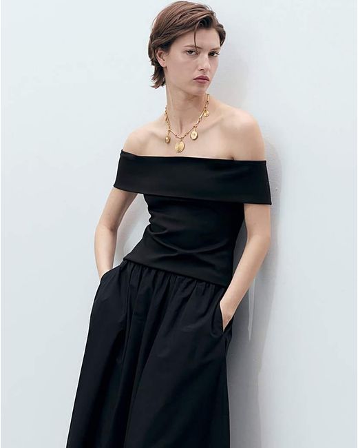 Mango Black Skirt Claus
