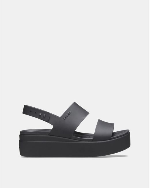 CROCSTM Blue Brooklyn Low Wedge Sandals