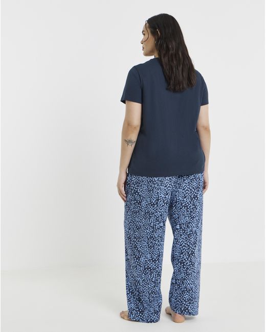 Pretty Secrets Blue Value 2Pk Animal Pyjamas
