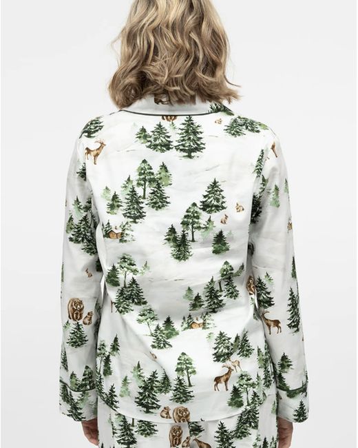 Cyberjammies Natural Fern Pyjama Top