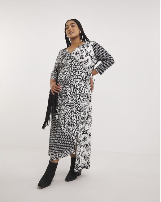 Joe Browns Multicolor Wrap Jersey Maxi Dress