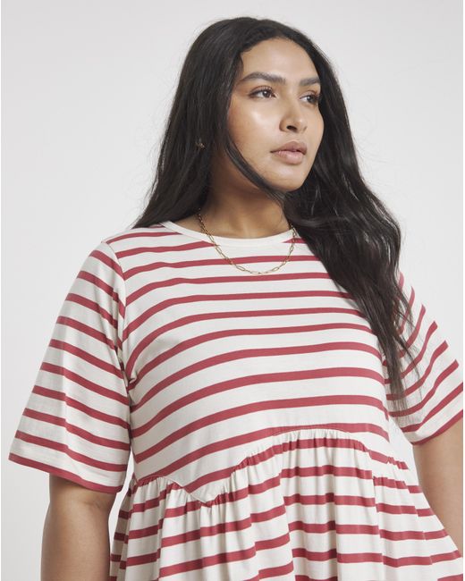 Simply Be Red Smock Midi Dress