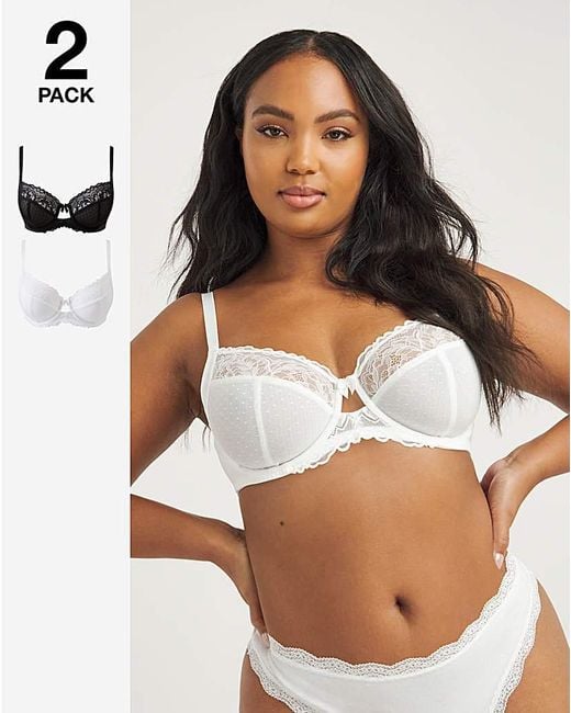Pretty Secrets Brown 2 Pack Eva Full Cup Bras