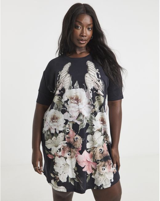 Religion Black Cloak Dress