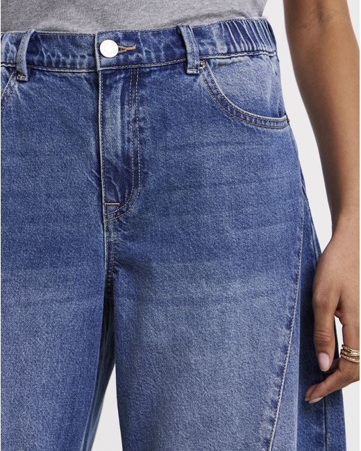 Simply Be Blue Authentic Tapered Leg Jeans