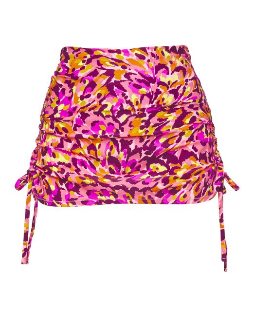 Figleaves Red Cancun Bikini Skirt