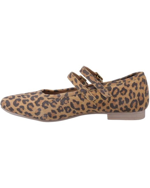 Hush Puppies Brown Nancy Ballet Pump