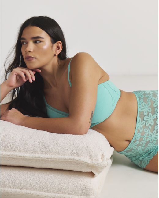 Pretty Secrets Blue 3 Pack Claire Cotton Wired Full Cup Bras