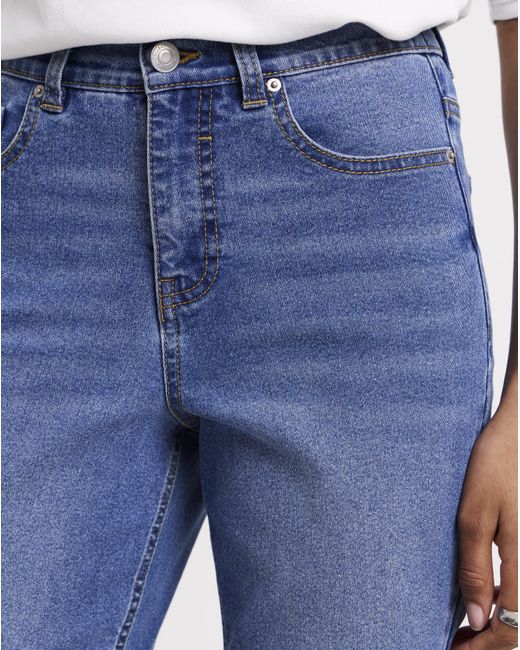 Simply Be Blue 24/7 Slim Crop Jeans