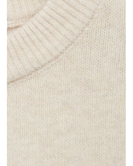 Mango Gray Mariano Crew Neck Sweater