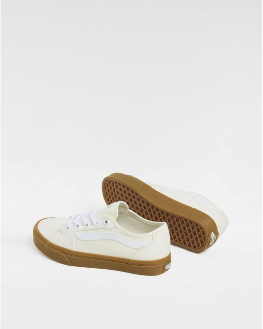 Vans White Filmore Decon Trainers