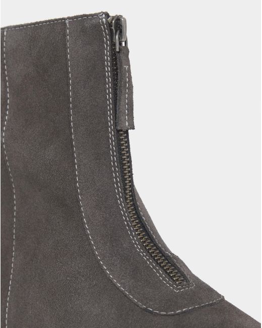 JD Williams Blue Zip Detail Ankle Boots Eee Fit