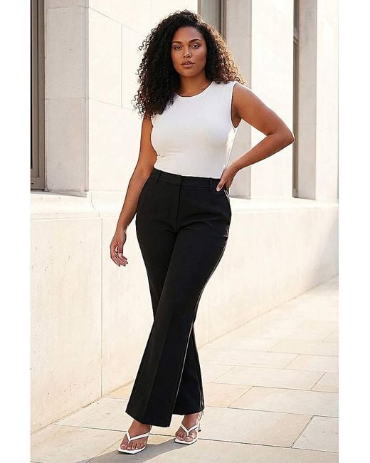 Roman Curve Natural Full Length Bootcut Trouser